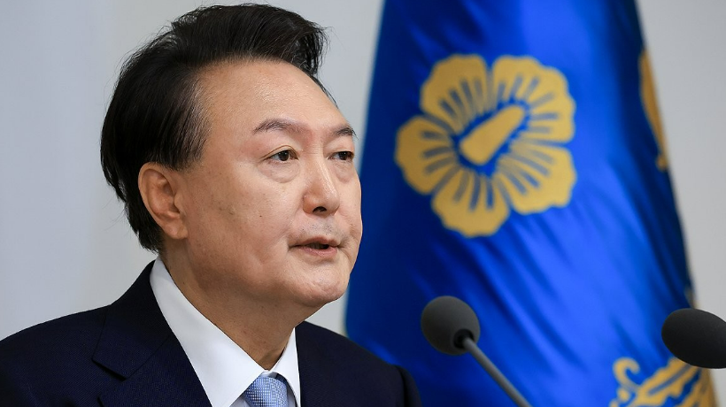 윤석열 대통령이 지난 8월 29일 오전 서울 용산 대통령실 청사 집무 공간에서 국정브리핑을 하고 있다. /연합뉴스