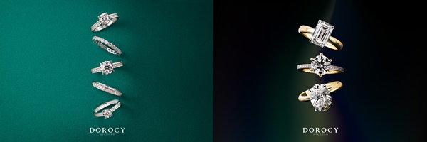 현재 도로시주얼리는 랩 다이아몬드를 사용한 파인주얼리 제품을 선보이고 있다. 조 대표는 매년 인도에 방문에 다이아몬드 직수입에 나선다. 오른쪽은 3ct 랩 다이아몬드 제품. /도로시주얼리