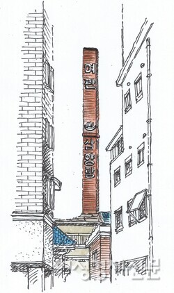 옛 모습 그대로의 삼양탕 /그림=손웅익