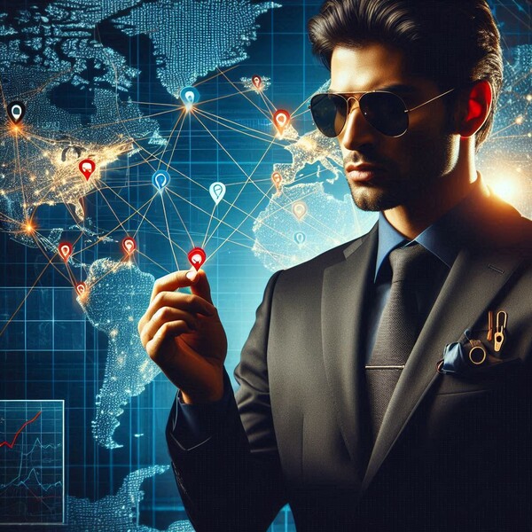 모사드는 이스라엘을 건드리면 자구 끝까지 추적하여 보복한다. AI가 그린 첩보원 이미지 /MS Bing