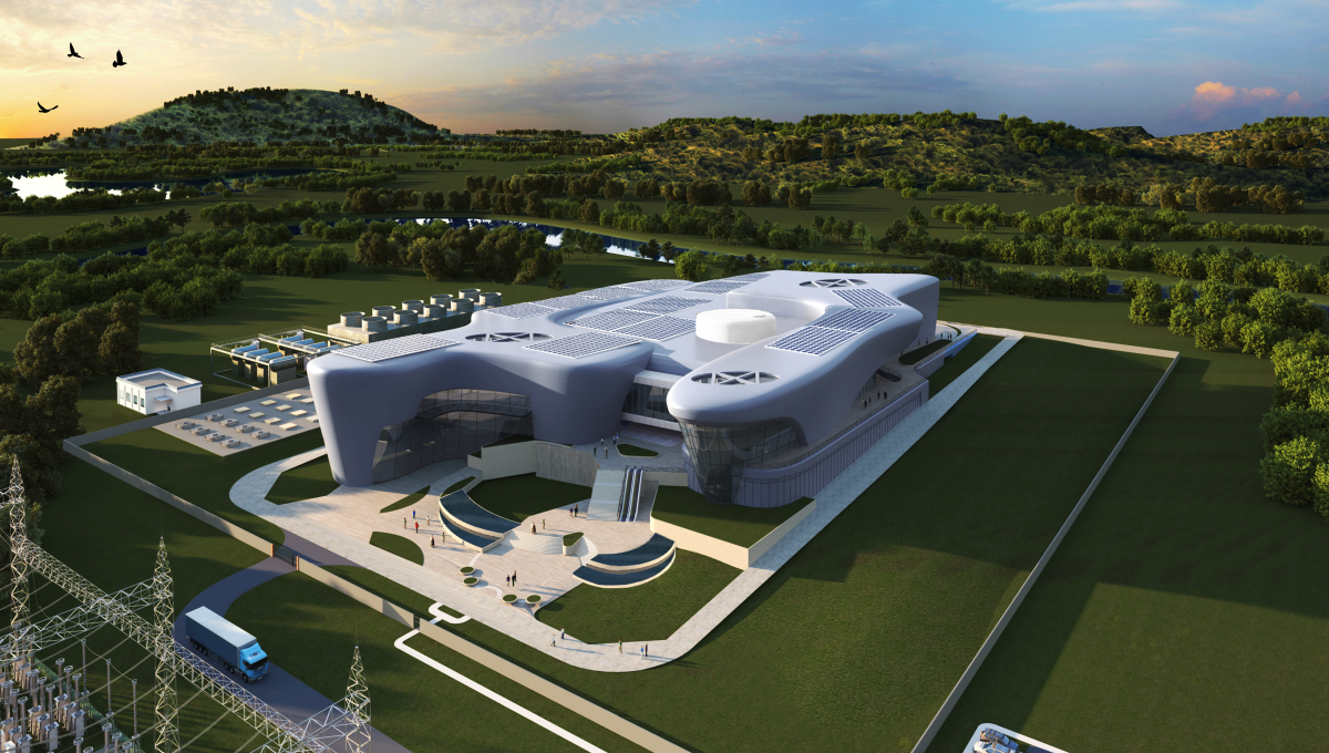 홀텍 인터내셔널사의 소형모듈원전 구상도 /홀텍 인터내셔널