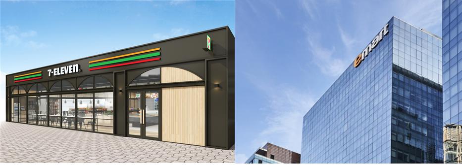 (왼쪽부터) 세븐일레븐 매장, 이마트 사옥 /각 사