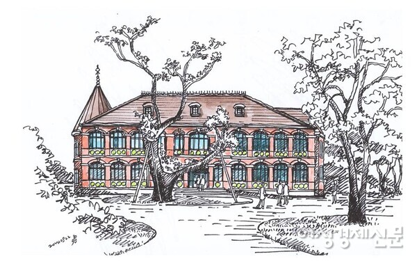 복원된 돈덕전 /그림=손웅익