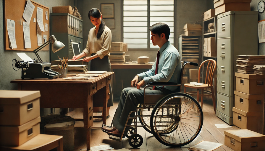 중증장애인 1인 사업주에게 업무 보조 인력을 제공하는 업무지원인 서비스가 제대로 시행되고 있지 않다는 지적이 제기됐다. /챗GPT