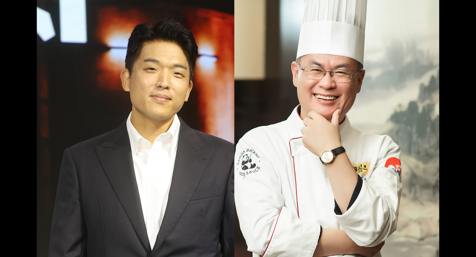 안성재 셰프(왼쪽)와 여경래 셰프 /연합뉴스