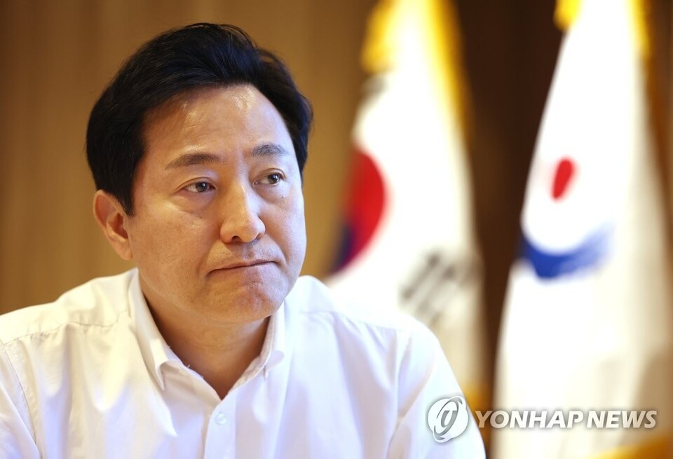 오세훈 시장은 갈 길이 멀다. /연합뉴스