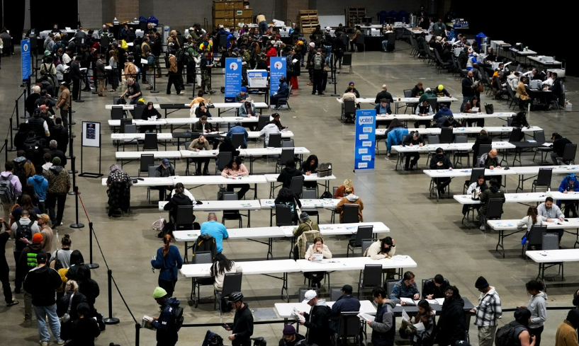 미국 대통령 선거의 개표가 이뤄지고 있다. 미국 폭스뉴스는 트럼프 대통령의 당선을 보도했다. /연합뉴스