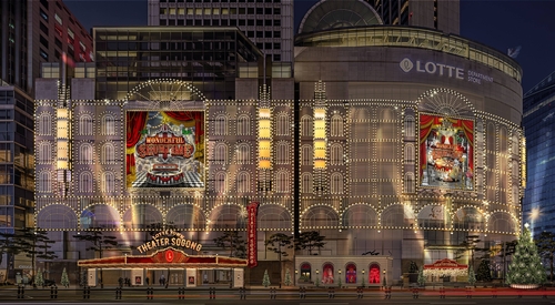 롯데백화점 본점 크리스마스 장식 시안 /롯데백화점