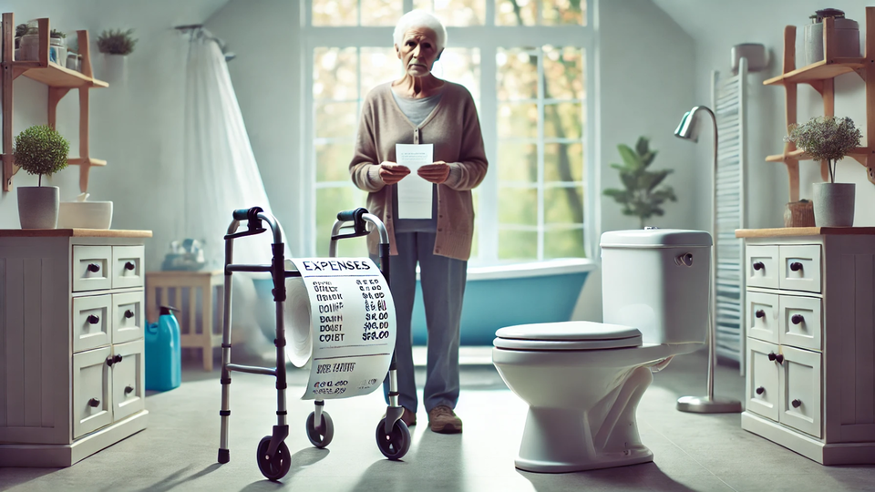 지난 10년 동안 국내 물가상승률은 꾸준히 이어져 왔지만 복지 용구 구입 지원금은 2014년 이후 160만원으로 고정돼 있다. 이 지원금은 노인이 이동 변기, 목욕 의자, 보행기 등 일상생활에서 필요한 복지 용구를 구매하기 위해 정부가 지원한다. /챗GPT