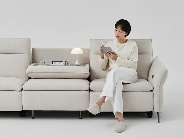 한샘 리클라이너 소파 '어폰' 홈바형 /한샘