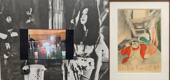 국립현대미술관의 ‘접속하는 몸’ 전시에서 만난 윤석남 작가의 ‘엄마의 식사 준비’와 웬휘 작가의 ‘100개의 동사’는 일방적 가사 노동에 대해 비평적인 시각을 전한다. /사진=김현주