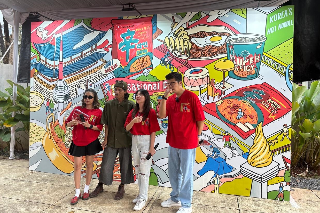 농심 인도네시아 신세이셔널 데이 행사 이미지 /농심