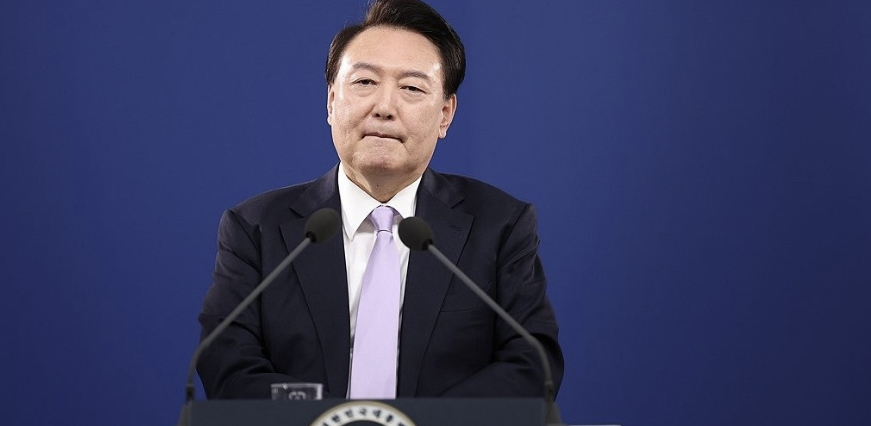 윤석열 대통령이 비상계엄을 선포했다. /TV화면 캡처