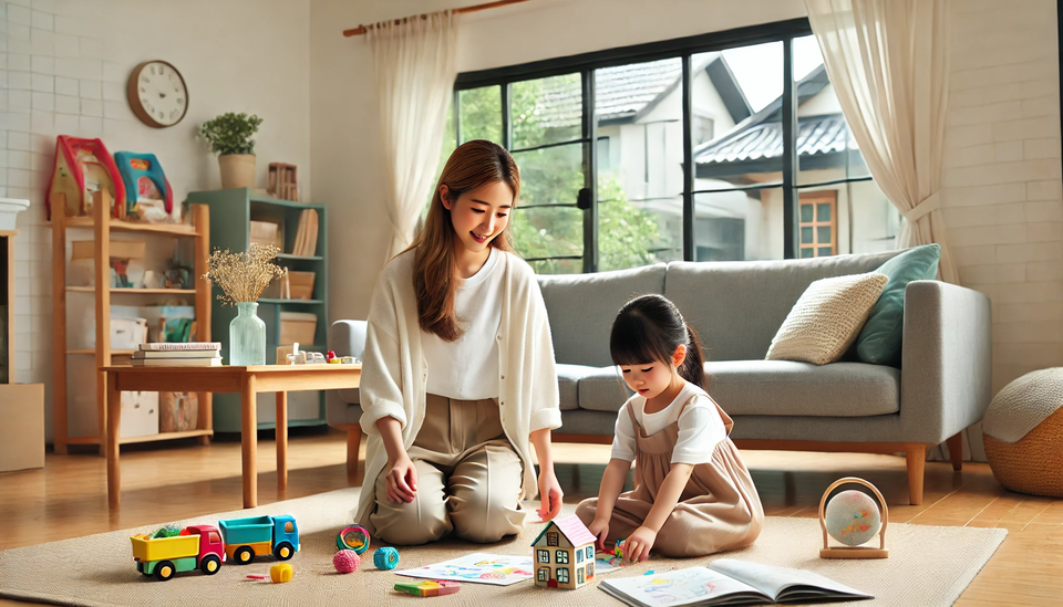 양육 공백이 발생한 가정을 지원하는 공공 아이돌봄 서비스가 수요에 비해 공급이 부족해 부모들이 돌봄에 어려움을 겪고 있다. /챗GPT