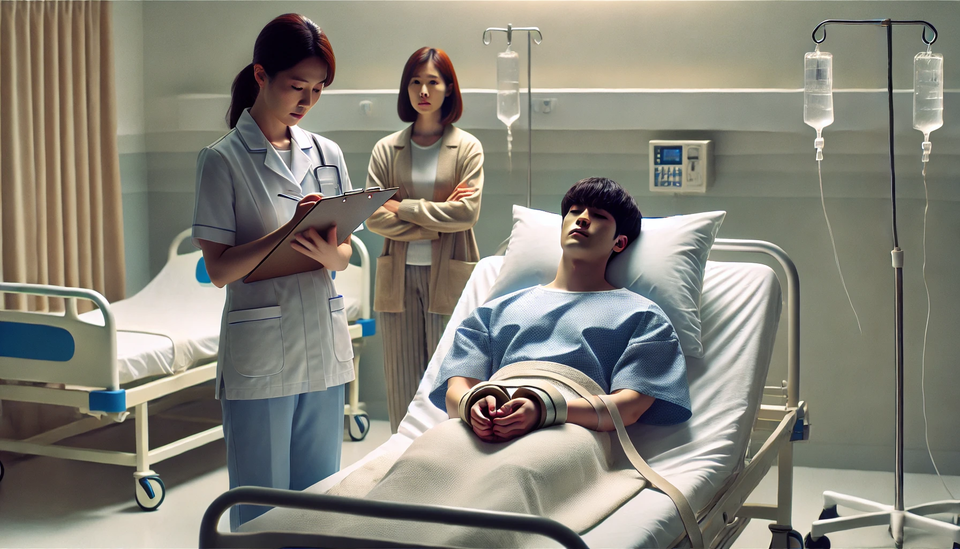 정신병원에서의 격리·강박으로 인한 사망 사고가 끊이지 않고 있다. 전문가들은 의료 인력 부족과 보호사의 비공식적 역할이 이 같은 문제를 심화시키고 있다고 지적한다. 현장에서는 예산 부족으로 인해 근본적인 문제 해결이 어려운 현실을 호소하고 있다. /챗GPT