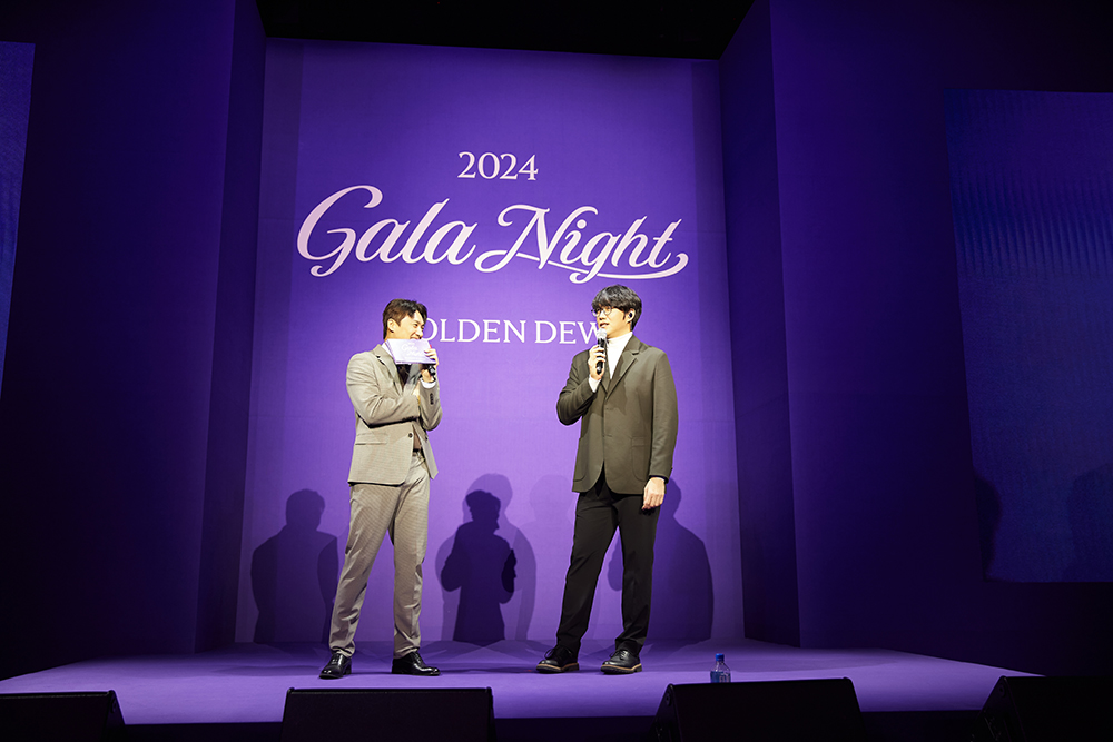 골든듀 ‘2024 갈라 나잇' 행사에 참석한 방송인 오상진, 가수 성시경 /골든듀