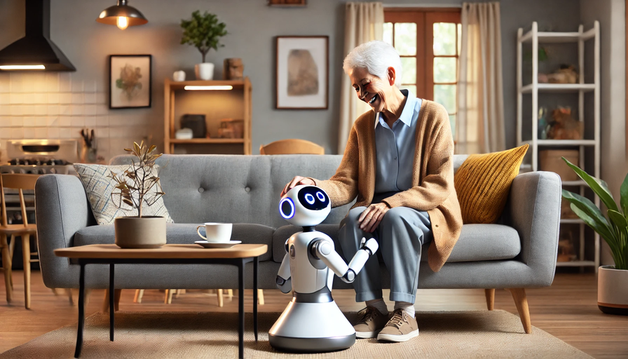 AI 반려 로봇 시장이 전 세계적으로 커지는 가운데 국내에선 특히 공공 돌봄 영역에서 수요가 높은 것으로 나타났다. /챗GPT