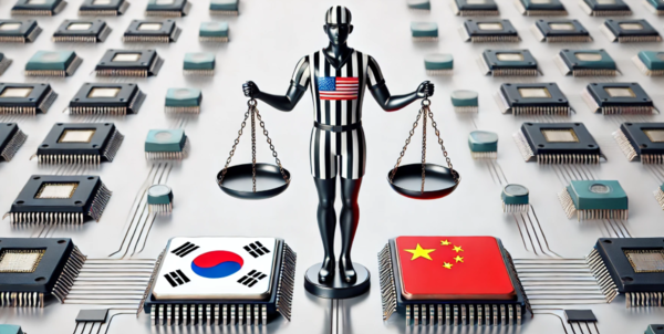 중국의 저가 메모리 공세로 글로벌 반도체 업계가 위협받는 가운데 미국 정부가 이를 견제하기 위한 조치에 나섰다. 이러한 움직임은 내년 메모리 반도체 시장의 변화를 예고하며 국내 업체들에 반등의 기회가 될 것으로 기대된다. /챗 GPT