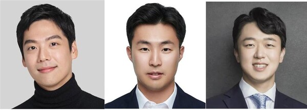 (왼쪽부터) 담서원 오리온 전무, 전병우 삼양라운드스퀘어 전략기획본부장(상무), 신상열 농심 미래사업실장(전무) /각 사