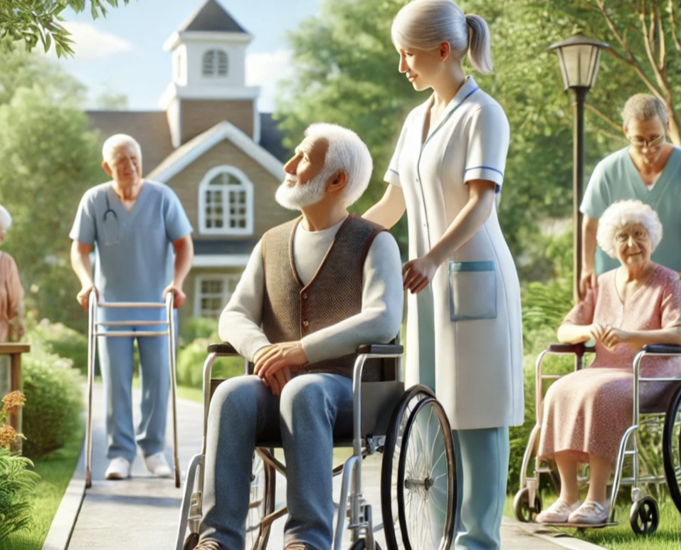 65세 이상 고령 장애인 비율이 50%대를 넘겼다. 2020년 조사보다 4.4% 포인트 높아졌다. 지난해 보건복지부가 발표한 '2023 장애인 실태조사' 결과 지난해 5월 말 기준 국내 등록 장애인 264만7000명 중 54.3%가 65세 이상 고령 장애인이다. /챗GPT