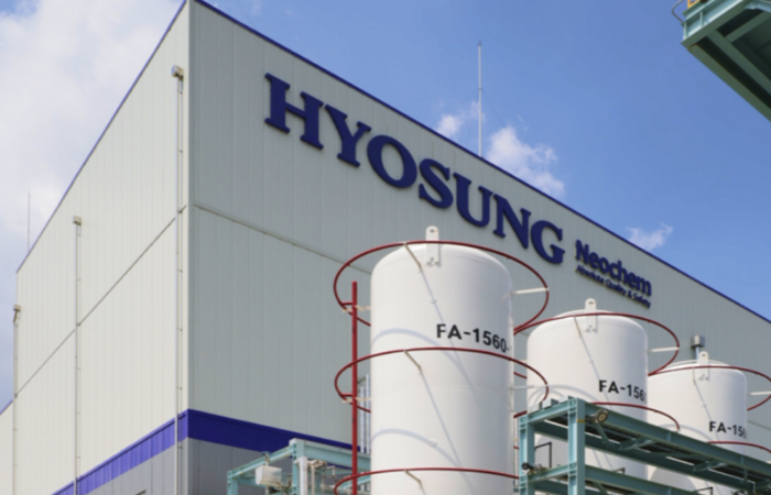 효성티앤씨에 인수된 효성가스 특수가스 제조 설비. /효성화학