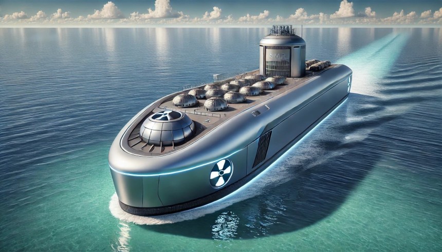 SMR 추진 선박 상상도 /DALL·E3