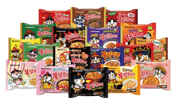 삼양식품 불닭볶음면 제품들 /삼양식품