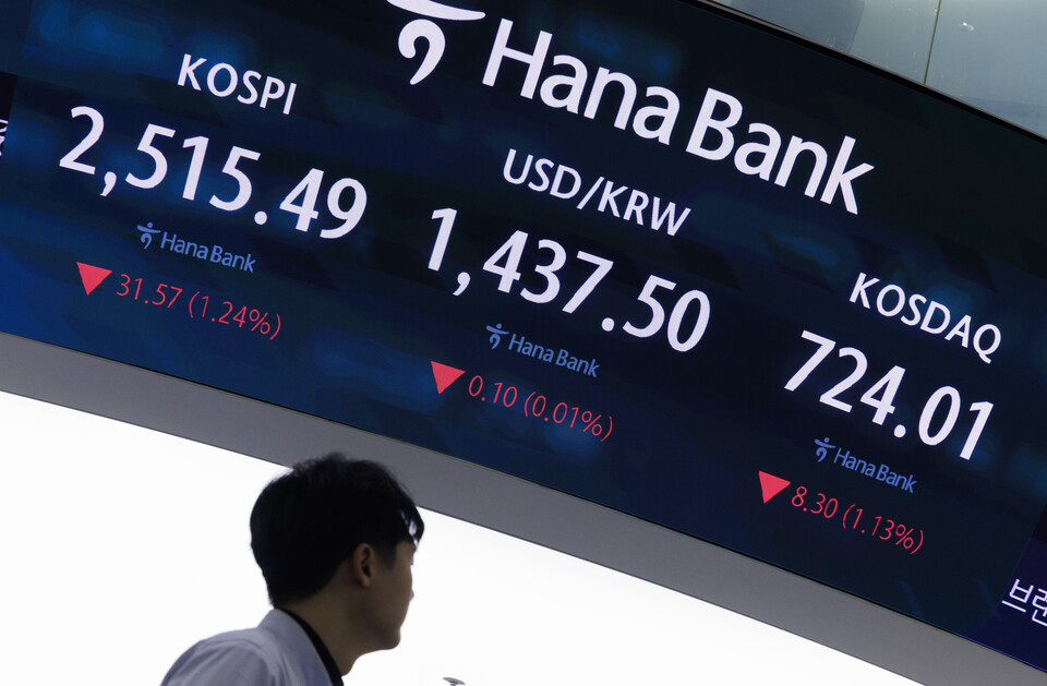 신 교수는 만약 한국 기업이 미국처럼 혁신적인 사업을 추진할 수 있는 환경이 조성된다면 주가수익비율(PER)이 최소 1.5배에서 2배까지 오를 가능성이 있다고 봤다. PER이 상승하면 주가지수 역시 지금보다 큰 폭으로 상승할 여지가 있다고 말했다. /연합뉴스