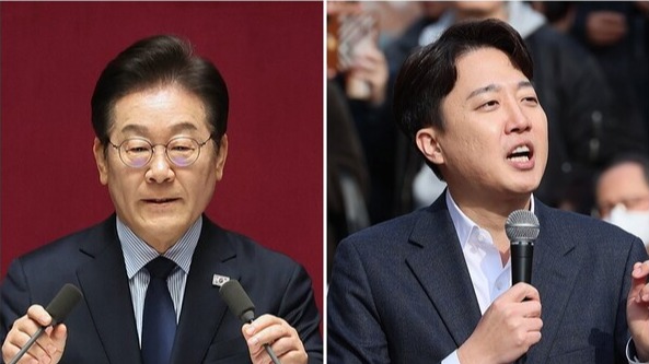 이재명 더불어민주당 대표와 이준석 개혁신당 의원 /연합뉴스