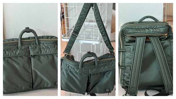 3가지 방식으로 들 수 있는 유틸리티 백 (왼쪽부터 토트백, 숄더&크로스백, 백팩) /권혁주