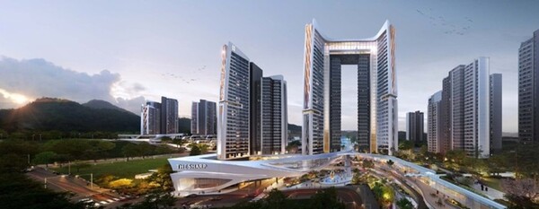 더샵 마스터뷰 투시도 /포스코이앤씨