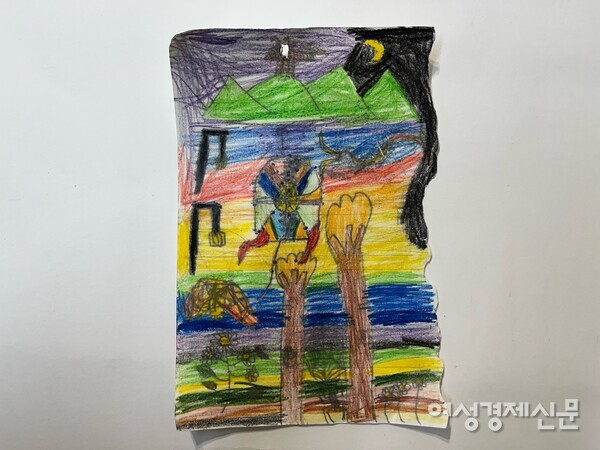 필자의 아이가 그린 그림 /프레스 모멘트
