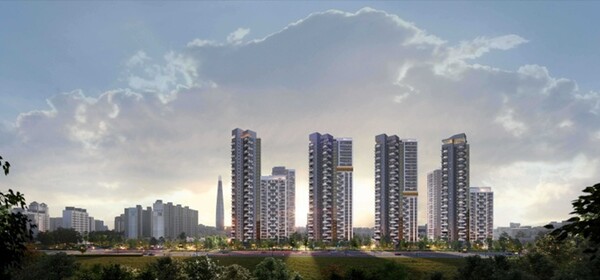 대림가락 재건축 단지 투시도. /삼성물산