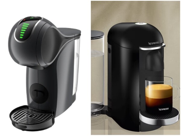 (왼쪽) 네스카페 돌체구스토 /네스카페 공식 홈페이지,  (오른쪽) 네스프레소 버츄오 /네스프레소 공식 홈페이지 