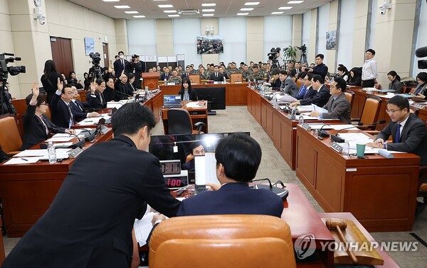 국회 '윤석열 정부의 비상계엄 선포를 통한 내란 혐의 진상규명 국정조사 특별위원회' /연합뉴스
