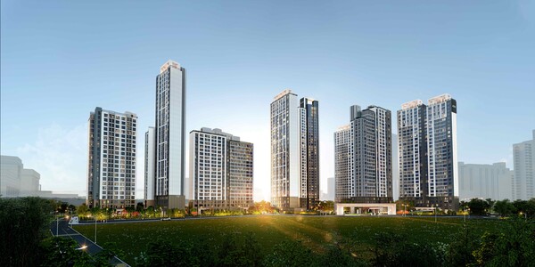 '아크로 베스티뉴' 단지 투시도 / DL이앤씨