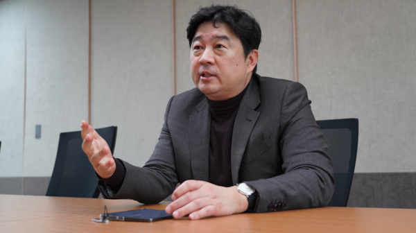 지난 2월 13일 주현철 법무법인 이제 미국변호사가 여성경제신문과 인터뷰를 하고 있다. /이상헌 기자