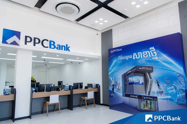 캄보디아 주요 상업은행인 PPCBank가 지난해 8월 칸달주 타크마우 시 중심부에 24번째 지점을 개점했다. /PPC Bank