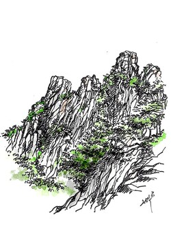 북한산의 여름 /그림=손웅익