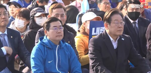 박찬대 민주당 원내대표와 이재명 대표 /연합뉴스