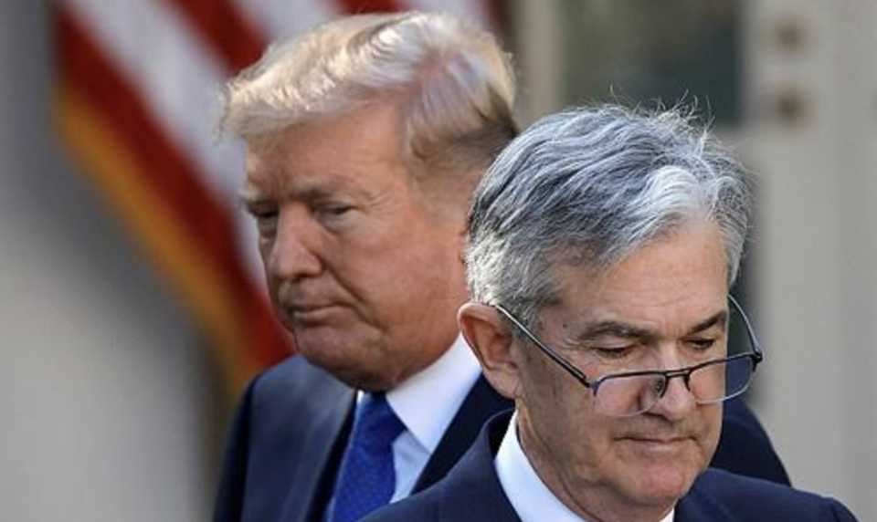 트럼프는 제롬 파월 연준 의장에 '기준금리를 인하할 것'을 압박하고 있다. /로이터=연합뉴스
