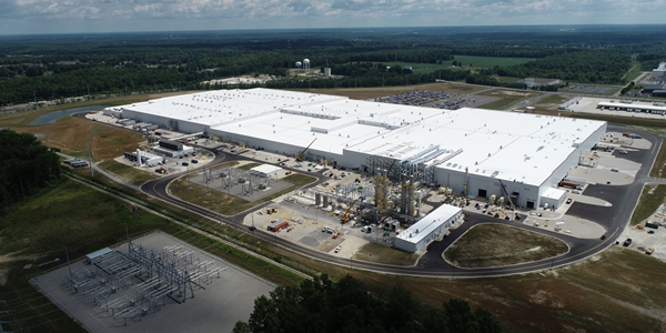 미국 오하이오주 워런에 위치한 얼티엄셀즈 공장 모습. 얼티엄셀즈는 GM과 LG에너지솔루션이 미국에 세운 합작법인이다. /Ultiumcells