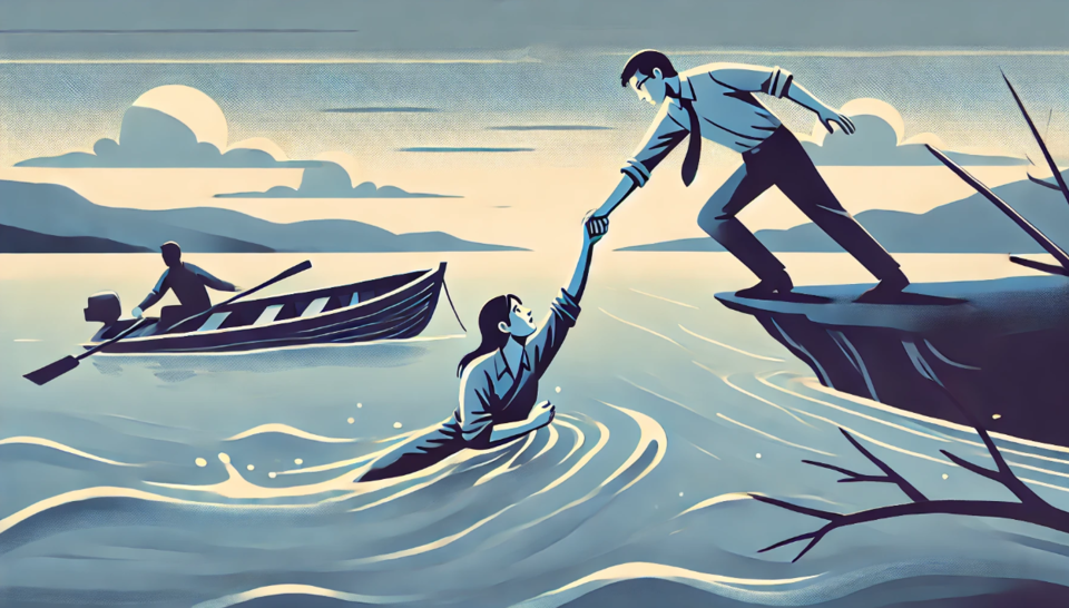 '열 길 물속은 알아도 한 길 사람 속은 모른다'는 속담은 길이 새길 명언이다. /bing image creator