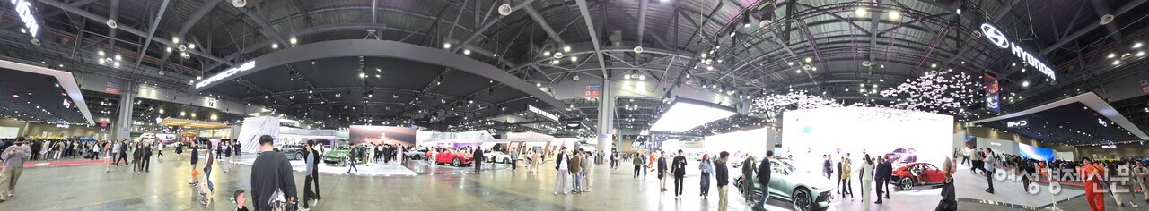 지난 4일부터 경기 고양시 킨텍스에서 열리고 있는 ‘2025 서울모빌리티쇼’ 행사장 /김현우 기자