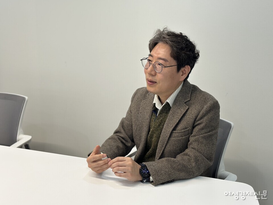 문성택 대표는 실버타운의 핵심은 식당 운영이라고 강조했다. /김정수 기자