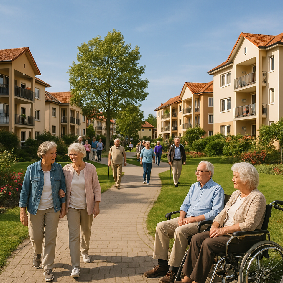 챗GPT가 그린 실버타운 이미지 /챗GPT