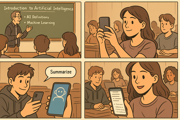 대학생들 사이에서 챗GPT 사용이 일상화되면서 대학 수업 풍경이 변화하고 있다. /챗GPT 생성 이미지