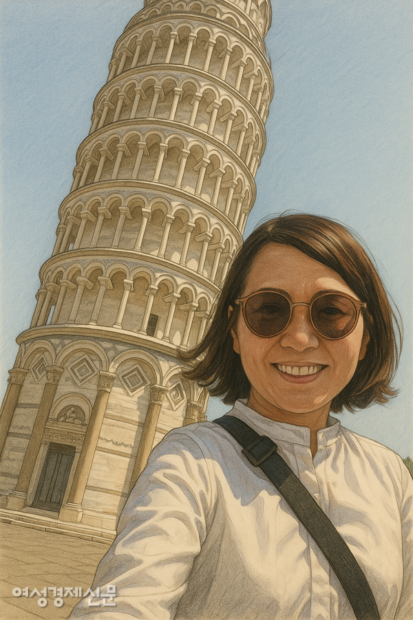 두오모 종탑의 기울기 /일러스트레이션=박재희