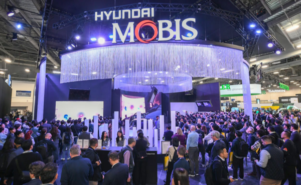 미국 라스베이거스에서 열린 CES 2025에 마련된 현대모비스의 부스. /현대모비스