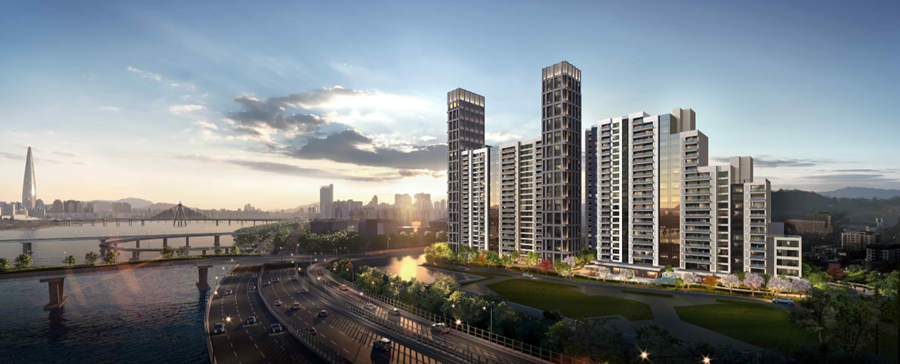 광나루 현대아파트 리모델링 투시도 /삼성물산